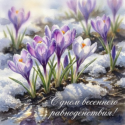 Открытки с днем весеннего равноденствия: 60+ картинок и поздравлений