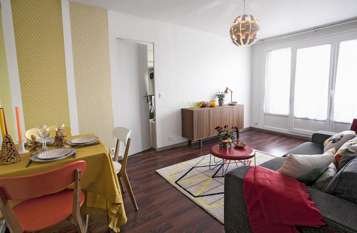 Обои в гостиную: разновидности, цвета, принты и стили (74 фото)