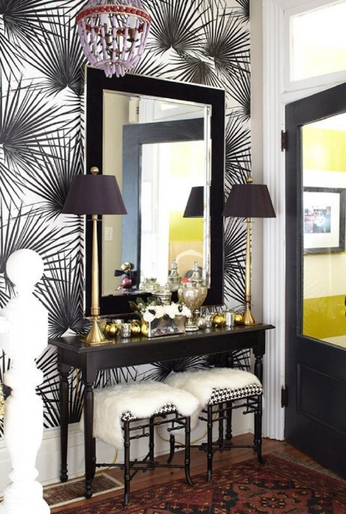 Обои в гостиную: разновидности, цвета, принты и стили (74 фото)