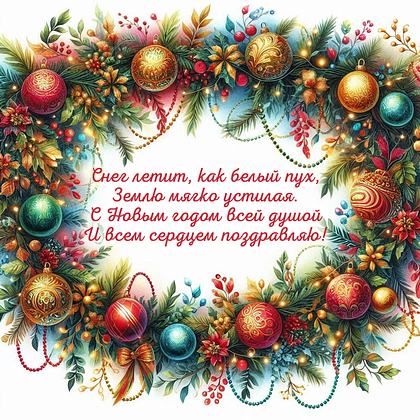 Открытки с Новым годом 2026: скачать 150+ картинок и поздравлений