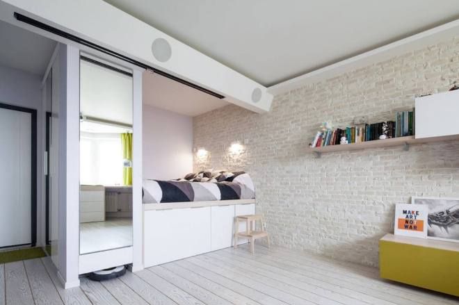 Комната с подиумом: несколько секретов по обустройству (67 фото)