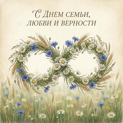 Открытки с Днем семьи, любви и верности: 140+ картинок и поздравлений
