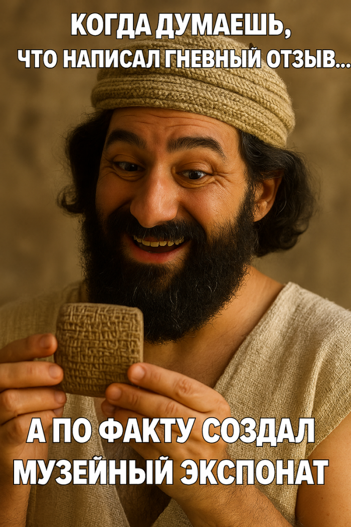 Найдена 5000-летняя табличка с первой в истории жалобой покупателя — текст рассмешил интернет