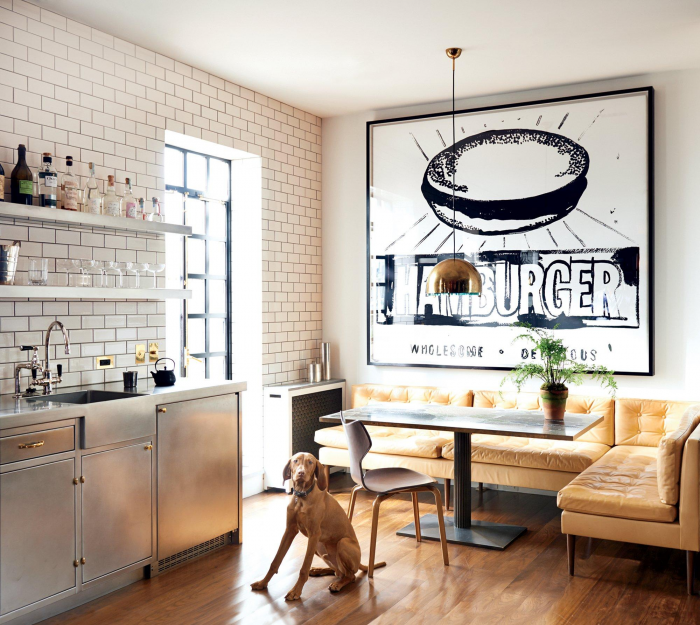 Диван на кухню: нюансы выбора мебели для комнат разных площадей и стилей (62 фото)