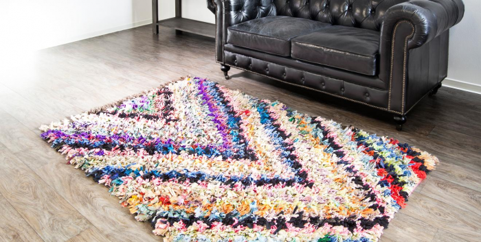 Вязаные коврики: интересные модели и применение в дизайне помещения (45 фото)