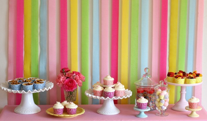 Как украсить стол на день рождения ребенка, чтобы он остался доволен (39 фото)