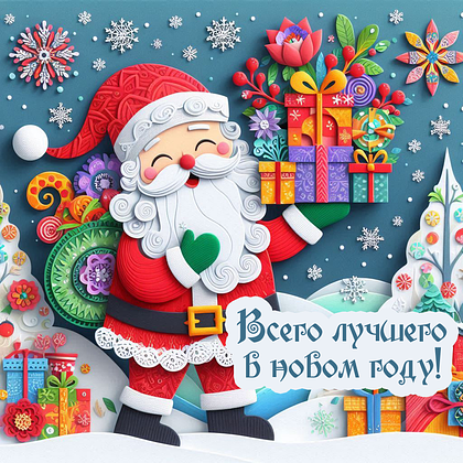 Открытки с Новым годом — 2026: 60+ картинок и поздравлений