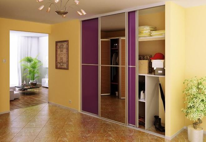 Шкаф-купе в интерьере: разновидности и особенности дизайна (104 фото)
