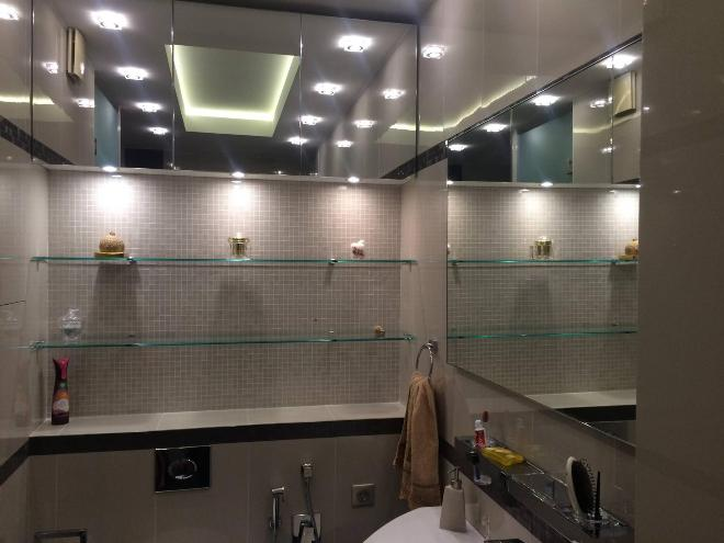 Полки в ванную комнату: фото, виды, материалы изготовления (78 фото)