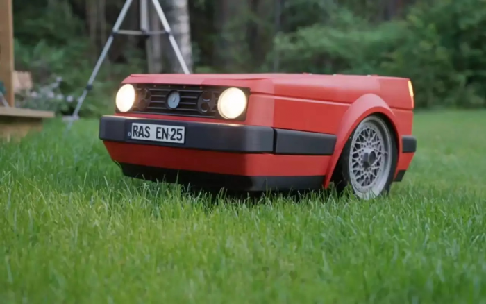 Этот Volkswagen Golf создан для стрижки газонов: интересный проект от блогера