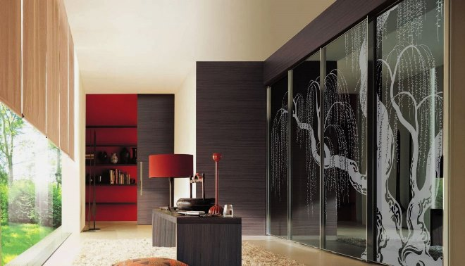 Шкаф-купе в интерьере: разновидности и особенности дизайна (104 фото)
