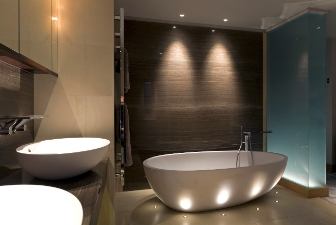 Освещение в ванной комнате: фото, возможные варианты (65 фото)