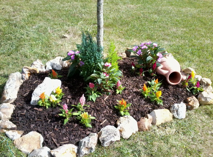 Клумба для дачи: как своими руками создать цветочный оазис (60 фото)