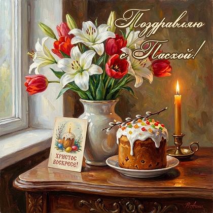 «Христос Воскрес!» Открытки с Пасхой: 140+ картинок и поздравлений
