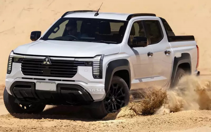 Новый пикап Triton кое-что позаимствует у Pajero