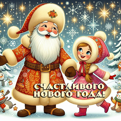 Открытки с Новым годом — 2026: 60+ картинок и поздравлений