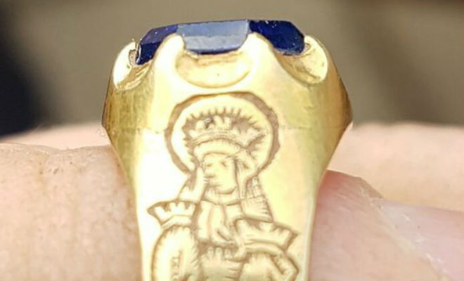 Сундук возрастом 1000 лет: лопата фермера случайно попала в клад