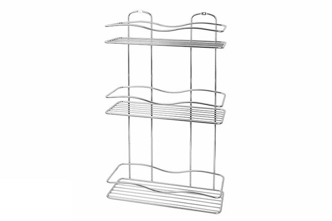 Полки в ванную комнату: фото, виды, материалы изготовления (78 фото)