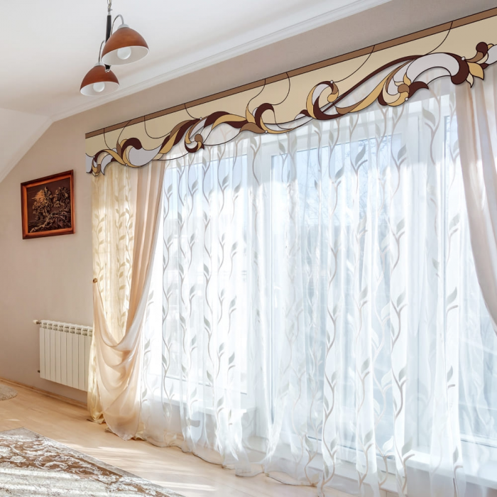 Шторы в гостиную с ламбрекенами — идеи для интерьера, рекомендации