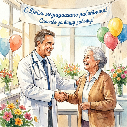 Открытки с Днем медика в 2026 году: 90+ картинок и поздравлений