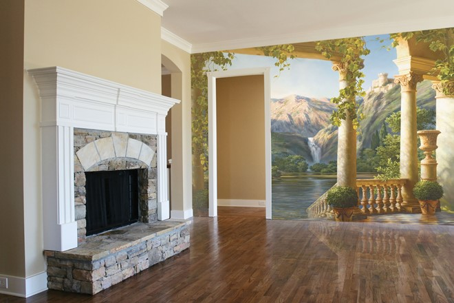 Роспись стен в квартире: несколько способов сделать свою комнату уютной и красивой (46 фото)