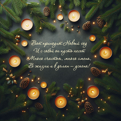 Открытки с Новым годом — 2026: 60+ картинок и поздравлений