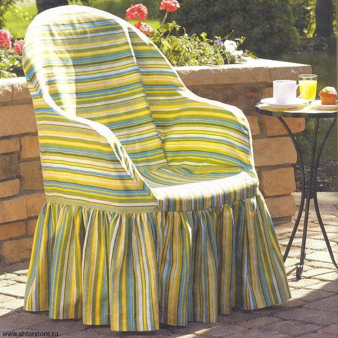 Чехлы на стулья: как создать стильный вариант декора мебели своими руками (74 фото)