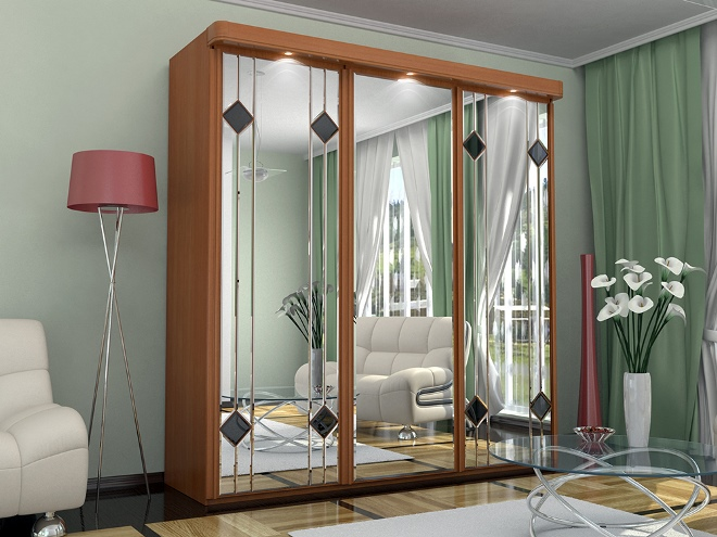 Шкаф-купе в интерьере: разновидности и особенности дизайна (104 фото)