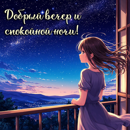 Открытки с пожеланием спокойной ночи: 100+ красивых картинок