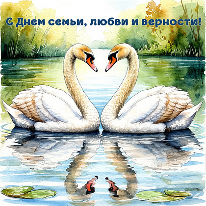 Открытки с Днем семьи, любви и верности: 140+ картинок и поздравлений