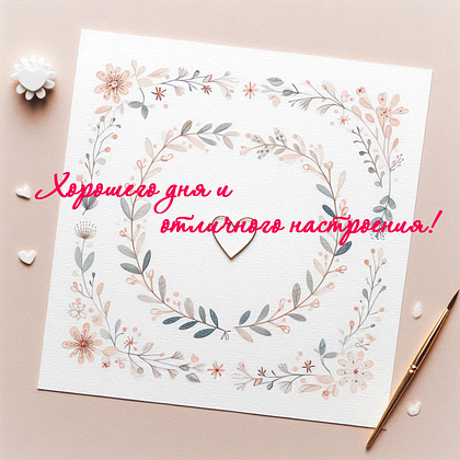 Открытки с пожеланием хорошего дня: 80+ оригинальных картинок и приятных фраз