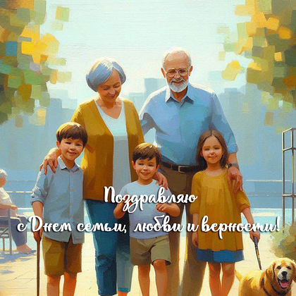 Открытки с Днем семьи, любви и верности: 140+ картинок и поздравлений