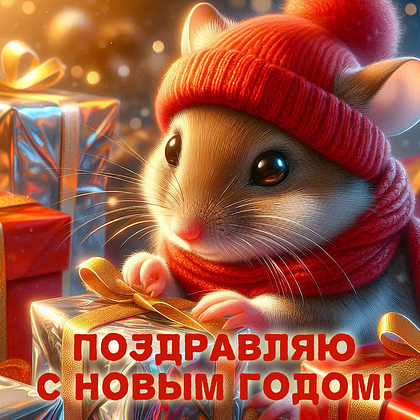 Открытки с Новым годом — 2026: 60+ картинок и поздравлений