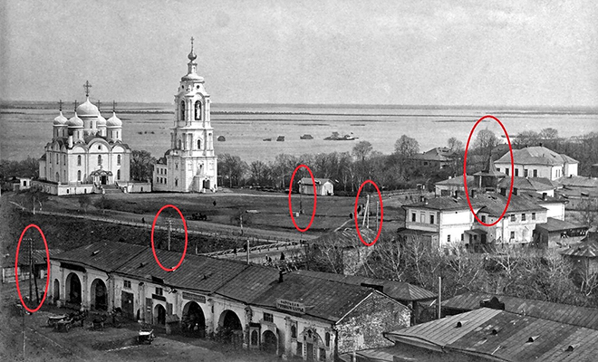 На фото деревень царской России из 1886 года увидели электрические столбы