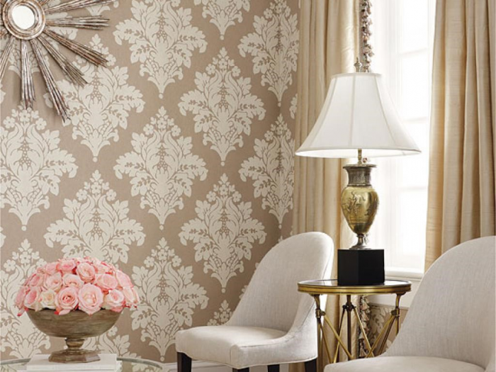 Обои в гостиную: разновидности, цвета, принты и стили (74 фото)
