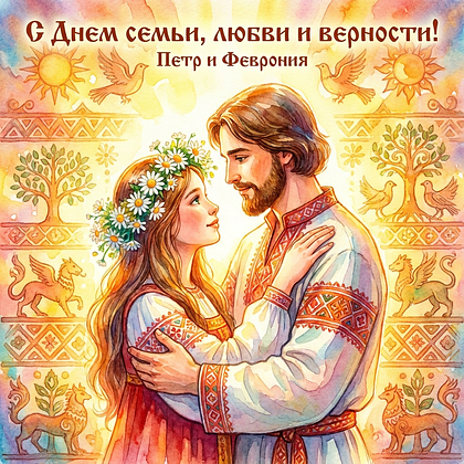 Открытки с Днем семьи, любви и верности: 140+ картинок и поздравлений