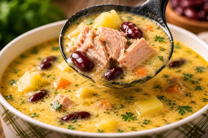 Тунец и фасоль: попробуйте новый потрясающе вкусный суп. Готовить всего 30 минут