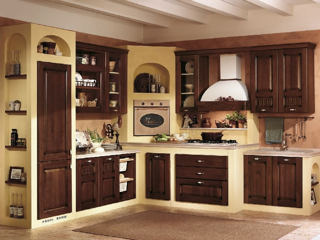 Угловой кухонный гарнитур: особенности расположения и секреты дизайна (82 фото)