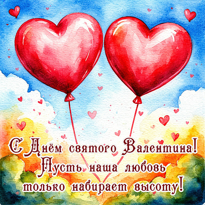 Открытки на 14 февраля: 110+ картинок и поздравлений с Днем святого Валентина