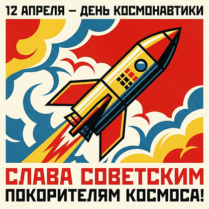 «Поехали!» Открытки с Днем космонавтики: 140+ картинок и поздравлений на 65-летие первого полета