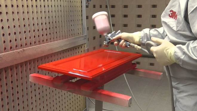 Как покрасить фасад кухни своими руками (81 фото)