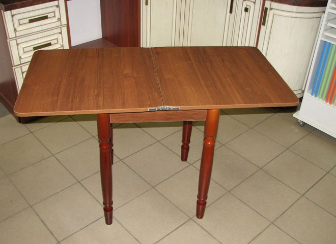 Обеденный стол для кухни: конструкции, виды, материалы (68 фото)