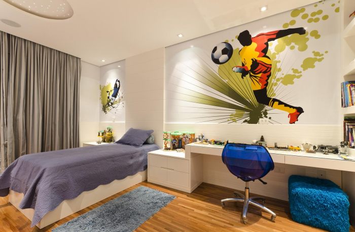 Обои в комнату для подростка: интересные сочетания и новые идеи (43 фото)