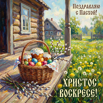 «Христос Воскрес!» Открытки с Пасхой: 140+ картинок и поздравлений