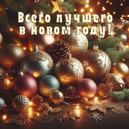 Открытки с Новым годом 2026: скачать 150+ картинок и поздравлений