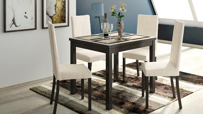 Обеденный стол для кухни: конструкции, виды, материалы (68 фото)