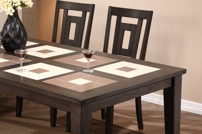 Обеденный стол для кухни: конструкции, виды, материалы (68 фото)