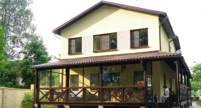 Веранда в частном доме: самые беспроигрышные варианты оформления (71 фото)