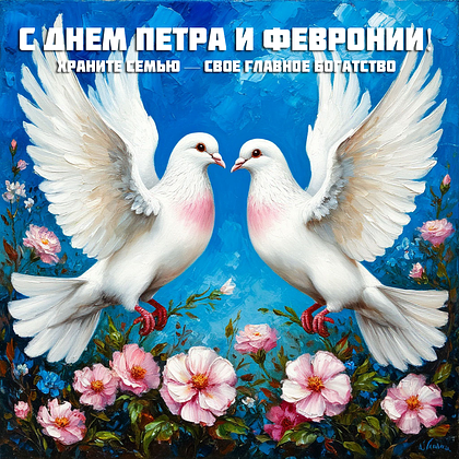 Открытки с Днем семьи, любви и верности: 140+ картинок и поздравлений