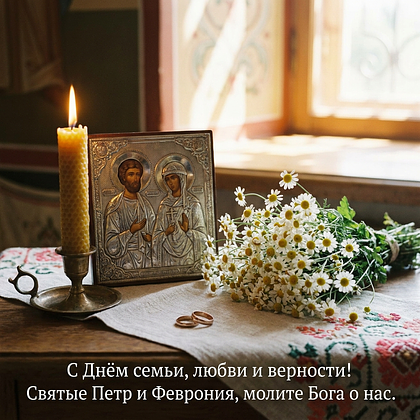 Открытки с Днем семьи, любви и верности: 140+ картинок и поздравлений